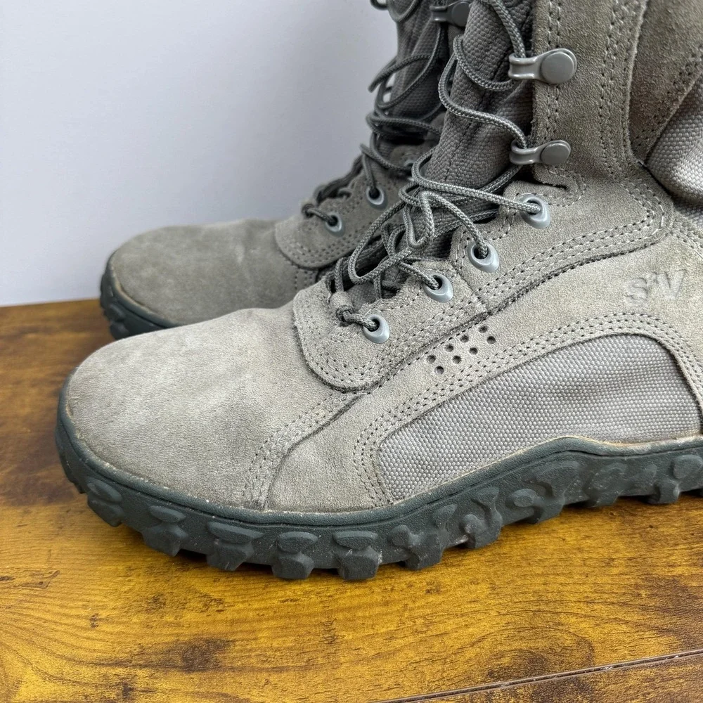 Rocky S2V Special Ops Boots Mens Size 13 Gray Suede Combat Tactical Vibram